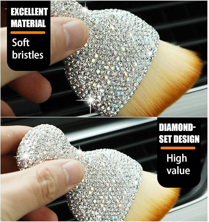 zipelo Auto Interior Dust Brush, Car Detailing Cleaning Brush - Image 5