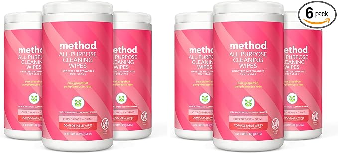 Method All-Purpose Cleaning Wipes, Compostable by method