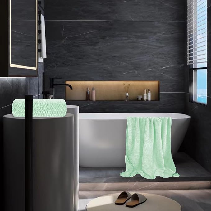 Extra Large Bath Towel Sheet Set 35x70 Inches Oversized Bath Towels Set - Image 7