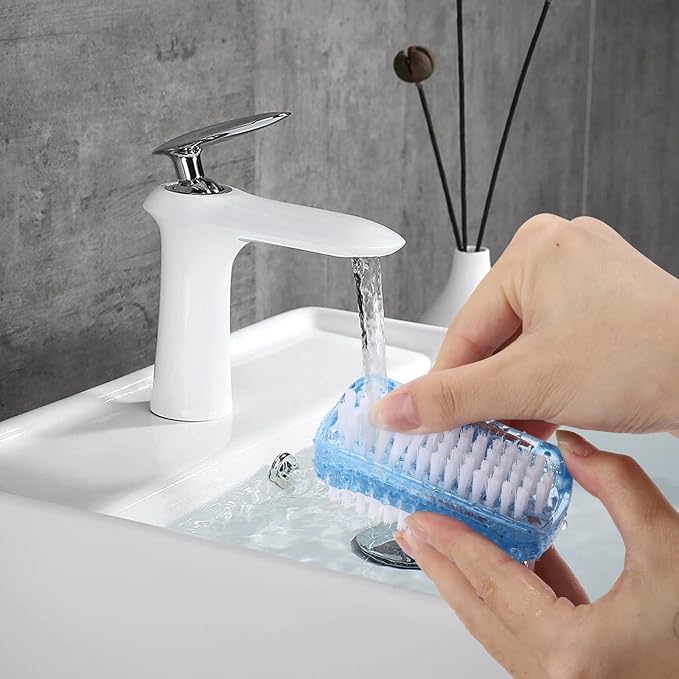 Nail Cleaning Brushes Plastic for Fingernails 2-Sided Non-Slip Nail Brushes 4 - Image 5