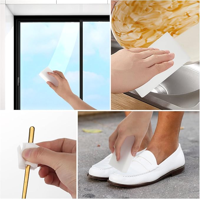 10Pcs Melamine Sponges for Multi-Purpose Cleaning Extra Thick and Long Lasting - Image 5