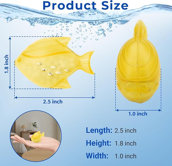 Funmit 6 Pack Universal Humidifier Cleaner Fish Compatible - Image 3