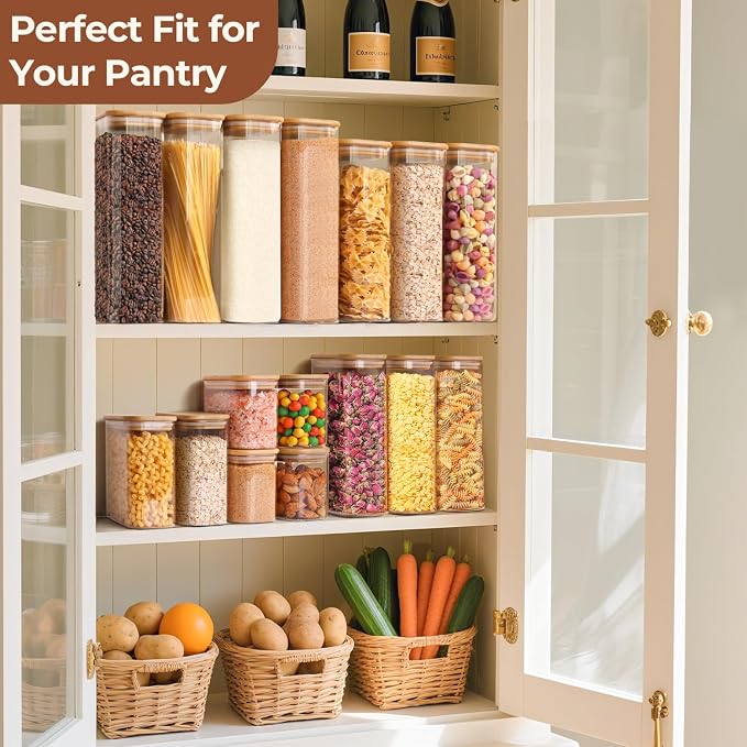 ComSaf 1.8 Qt Rectangle Glass Storage Containers - Image 5