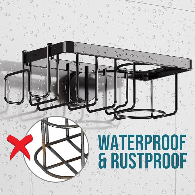 TAILI Sponge Holder with Strong Suction Cup, 4-in-1 Rustproof Sink Organizer - Image 5