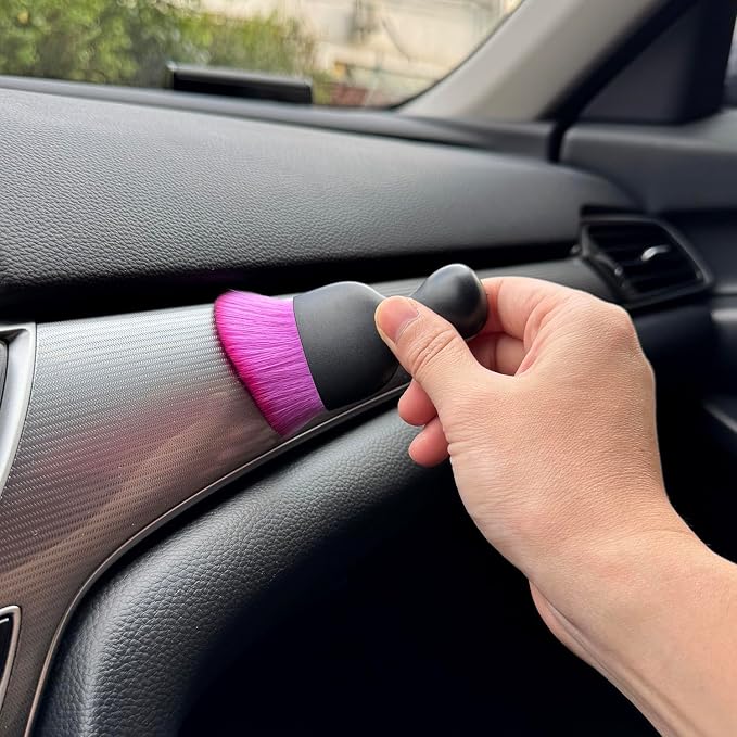 Car Detailing Brush, Soft Bristle Cleaning Brush, Scratch-Free Auto Duster Tool - Image 7