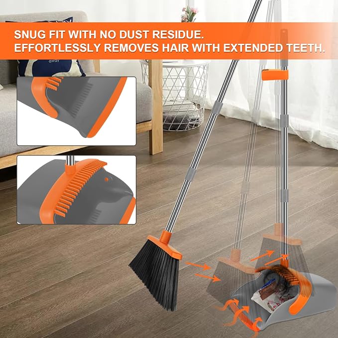 Broom and Dustpan Set, Large Broom - Image 7