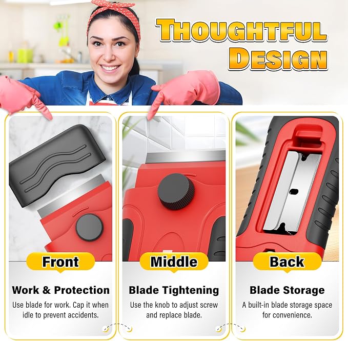DIYSELF 2 Pack Razor Blade Scraper - Image 6