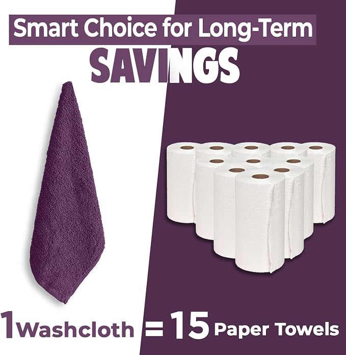 DAN RIVER 24 Pack Wash Cloths for Showering - Image 6