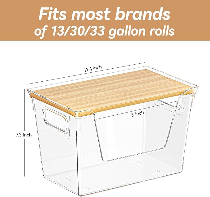 2 Pack Stackable Storage Trash Bag Holder - Image 5