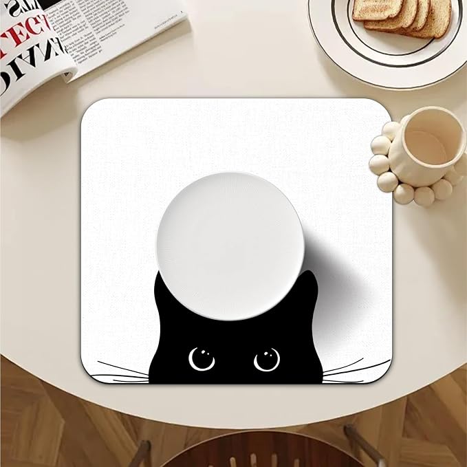 Black Cat Dish Drying Mat - Image 5