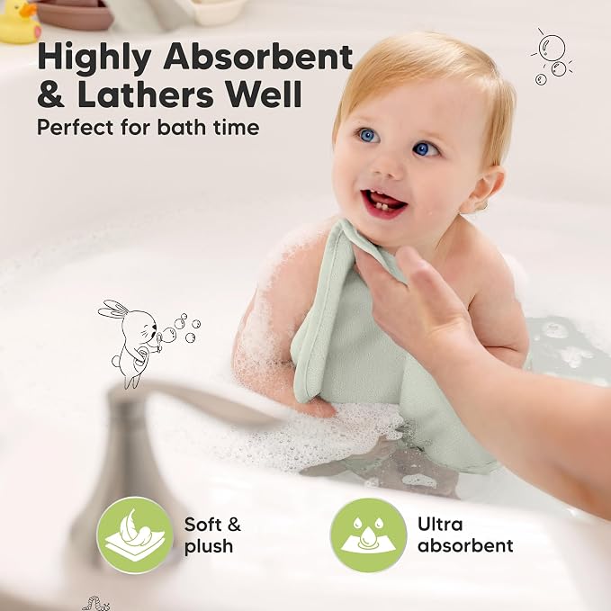 6-Pack Baby Washcloths - Image 3