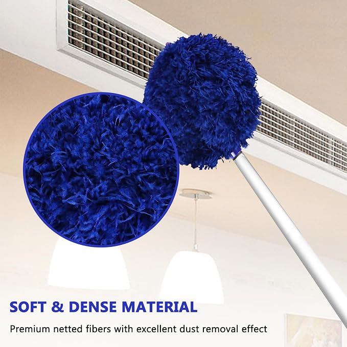 Ceiling Fan Cleaner Duster Reusable Microfiber Ceiling Fan Blade Cleaner - Image 5