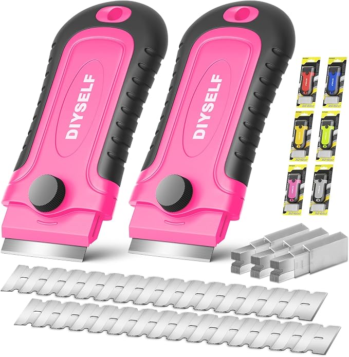 DIYSELF Razor Blade Scraper | 2 Pack Scraper Tool by DIYSELF