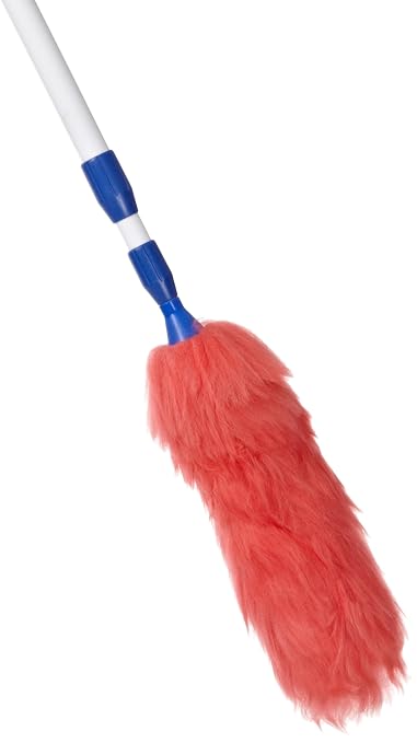 Impact 3106 White Extended Twist and Lock Lambswool Duster by Unknown