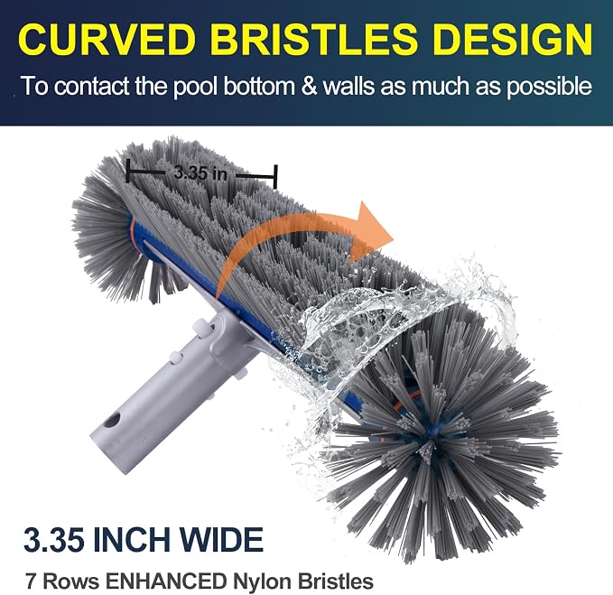 POOLAZA 360 Degree Pool Brush - Image 3