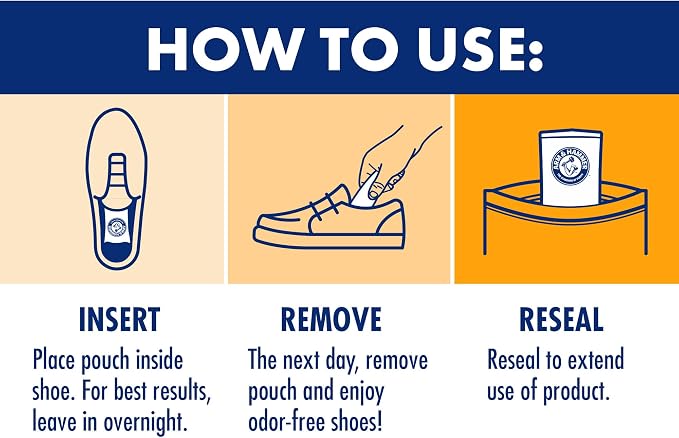 Arm & Hammer In-Shoe Odor Destroying Pouches, Shoe Deodorizer Insert - Image 10