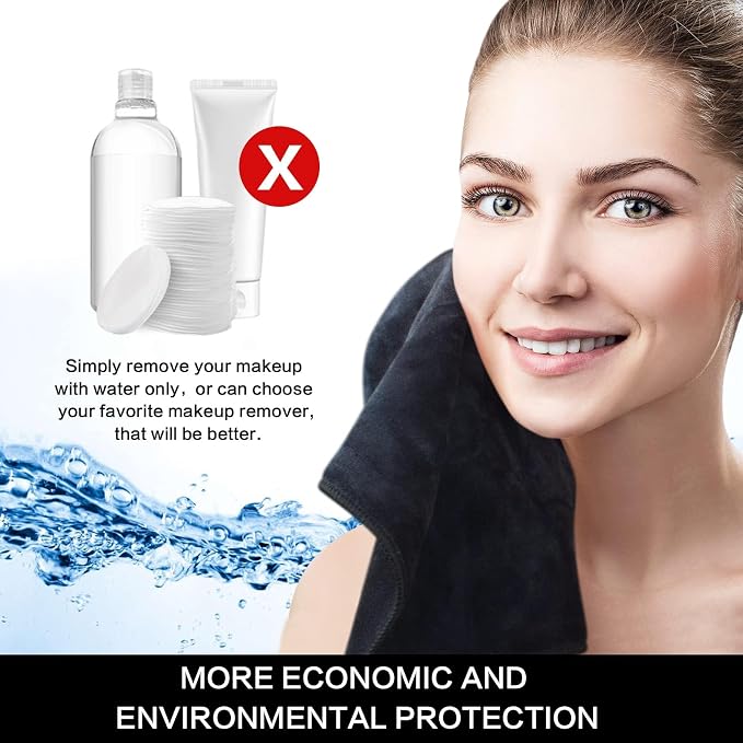 SINLAND Microfiber Facial Cloths Fast Drying Washcloth 12inch x 12inch - Image 6