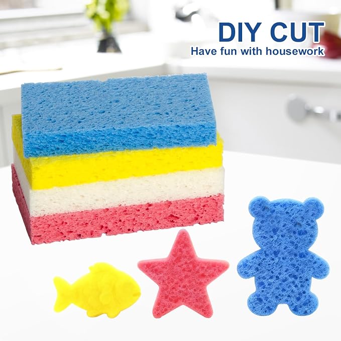 Sponges Kitchen，Cellulose Sponges, Compressed Kitchen - Image 6