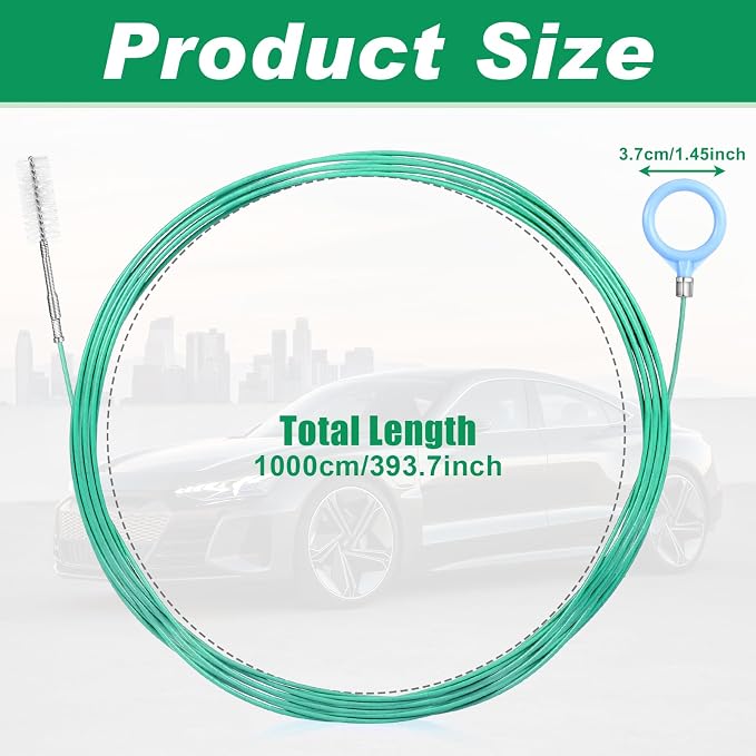 Auto Sunroof Drain Cleaning Tool, 394Inch Long Pipe Cleaner - Image 2