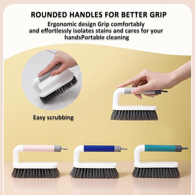 Scrub Brush, Scrubbing Cleaning Brushes, Heavy Duty Cleaning Brushes - Image 3