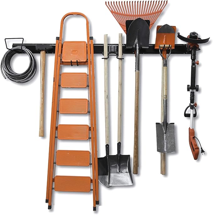 Wallmaster 15 PCS Tool Storage Rack, Garage Storage Wall Mount Organizer Garden by Wallmaster