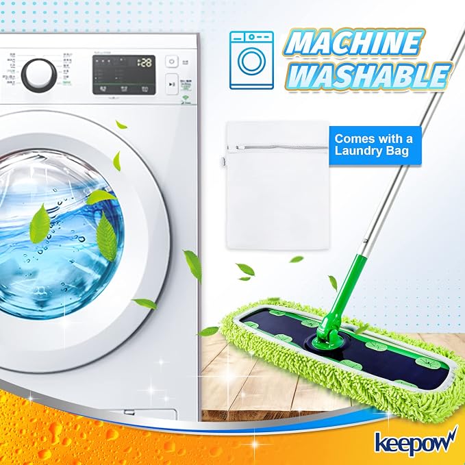 KEEPOW Reusable XL Mop Pads Compatible - Image 8
