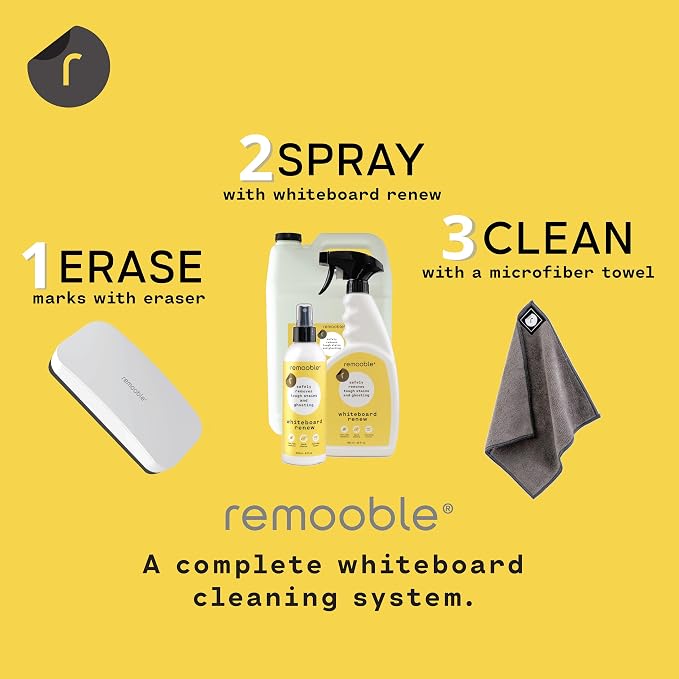Remooble Microfiber Cleaning Cloth, Streak Free Whiteboard Cleaning Rags - Image 6
