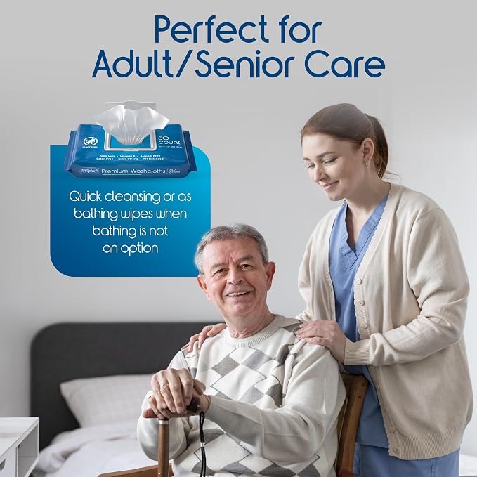 Inspire Adult Wet Wipes, Wash Cloths | Adult Wipes - Image 5