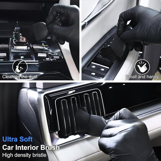 10PCS Car Detailing Cleaning Kit Interior Cleaner, Car Detailing Brushes - Image 6
