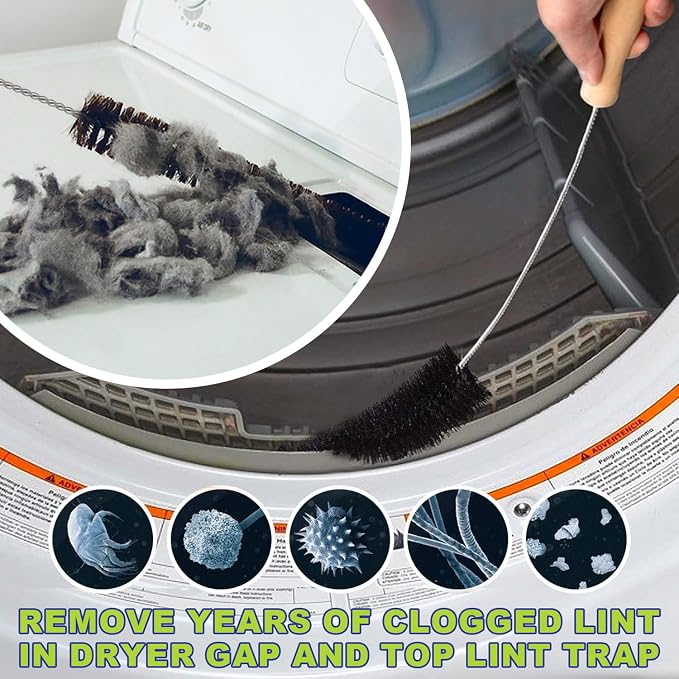 Sealegend Dryer Vent Cleaner Kit Dryer Lint Vacuum Attachment Lint Remover - Image 5