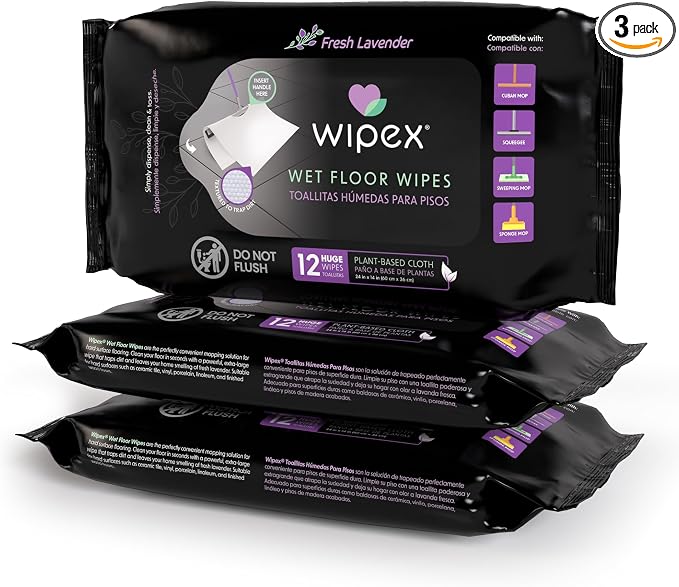 Wipex Plant Based XL Wet Floor Wipes by Wipex