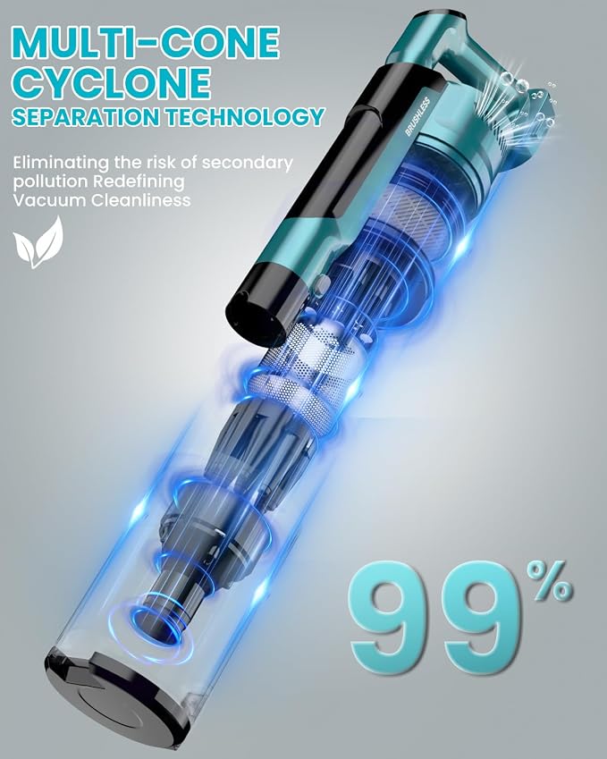 Cordless Vacuum Cleaner for Makita 18V Battery, 7-in-1 Lightweight Stick Vacuum - Image 5