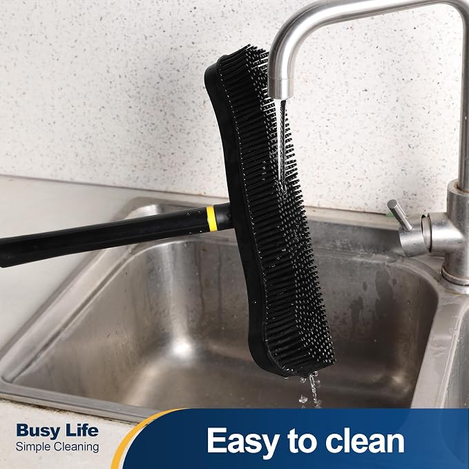 Yocada Pet Hair Removal Rubber Broom 2 in 1 Floor Brush - Image 7
