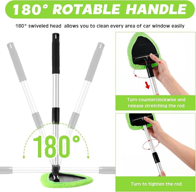 8 Pcs Car Windshield Cleaner Tool Kit - Image 2