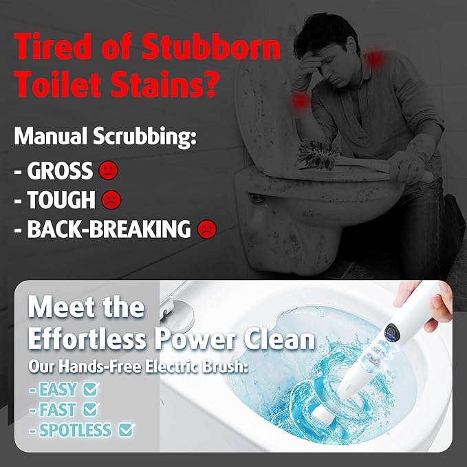 AIR U+ Hands-Free Electric Toilet Brush - Image 2
