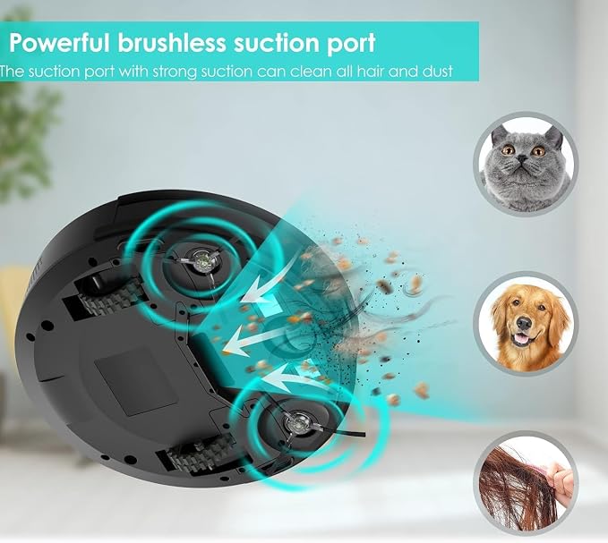 Lefant M210 Robot Vacuum Cleaner, 120-Min Runtime, Compact Design, Powerful - Image 2
