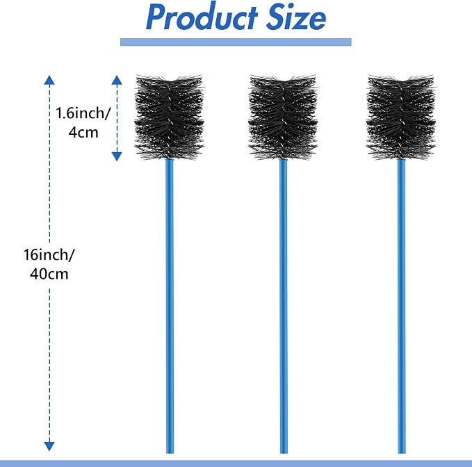 3 Pcs Condensate Trap Flexible Drain Brush, 16 Inch AC Drain Line Cleaning Brush - Image 4
