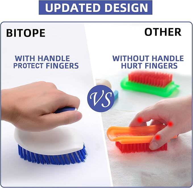BITOPE 2 Pack Deep Cleaning Brush Set, Scrub Brush - Image 3