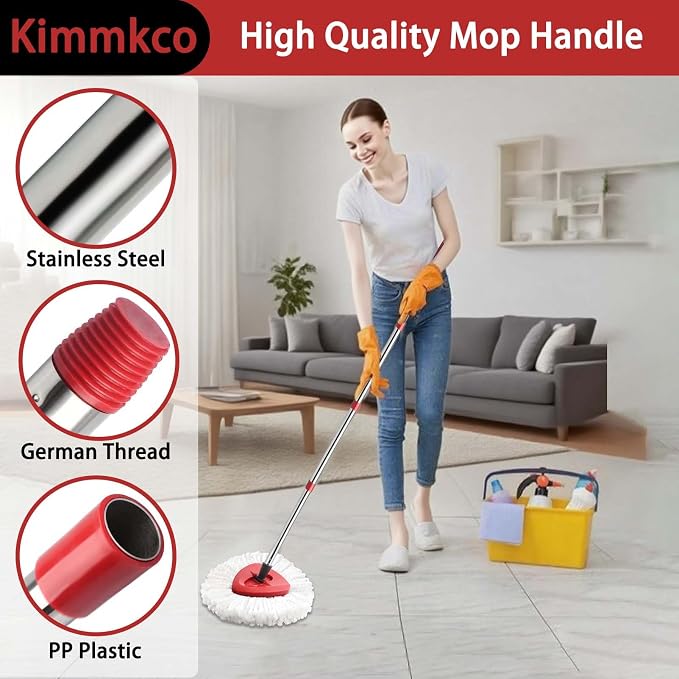 Spin Mop Head, Mop Handle Replacement - Image 6
