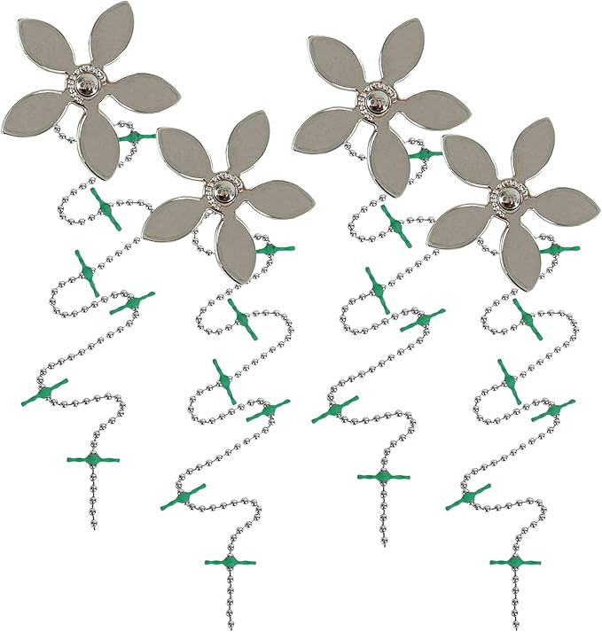 ​DrainWig Shower Drain Hair Catcher – Disposable Silver Flower – No-Touch Hair by DrainWig