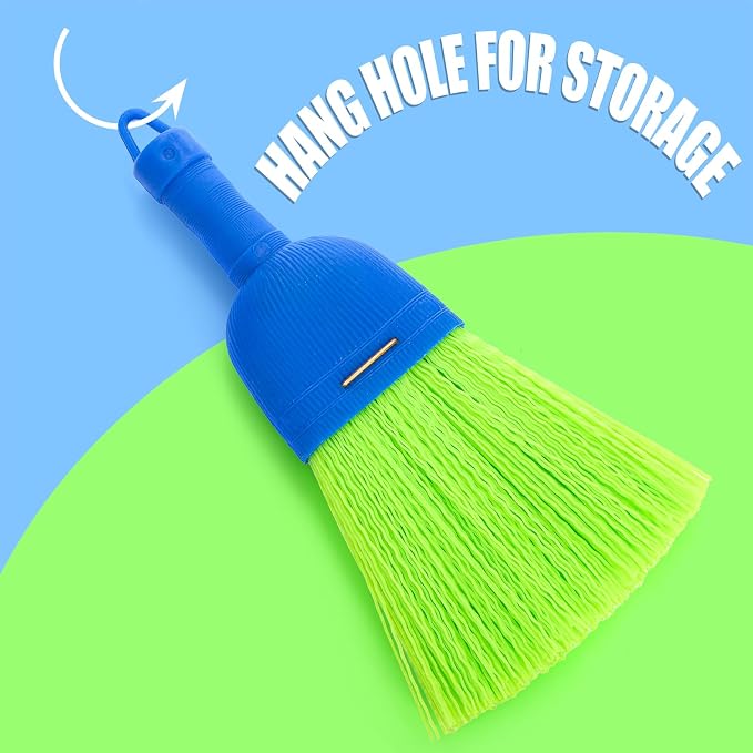 SOUJOY 4 Pack Hand Broom, Poly Fiber Small Whisk Broom - Image 5