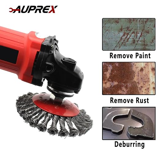 2 Pack 4 Inch Twist Knotted Wire Wheel Brush - Image 7