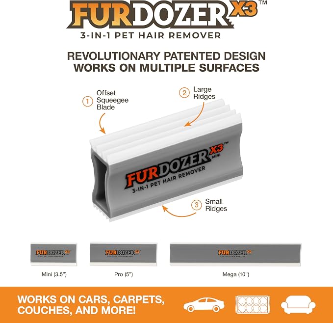 FurDozer Pet Hair Remover & Auto Detailing Tools - Image 2