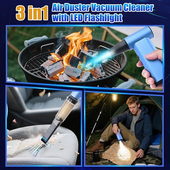 DSHDING Metal Compressed Air Duster - Image 3