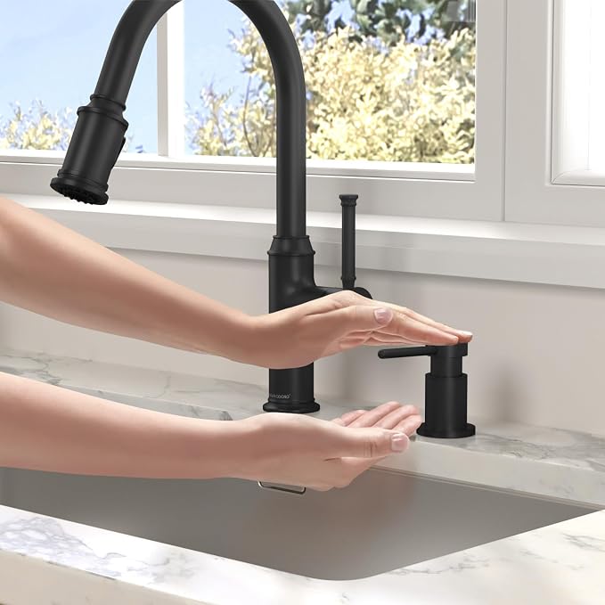 Lava Odoro Black Soap Dispenser - Image 4