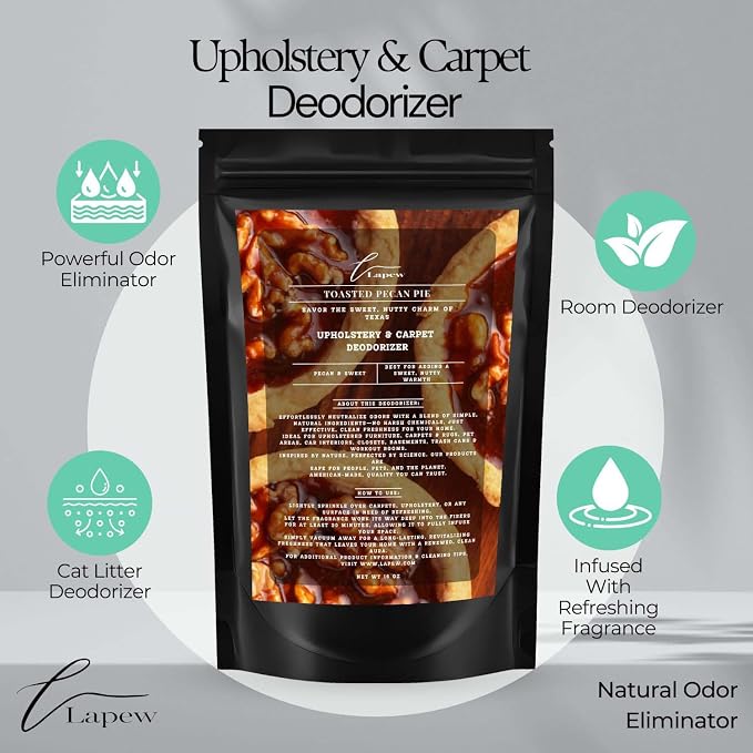 Toasted Pecan Pie Carpet Freshener Powder: Powerful Odor Eliminator - Image 4