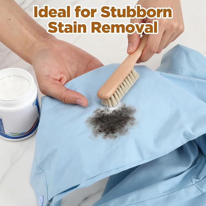 3 Pcs Wood Laundry Stain Brush Set - Image 4