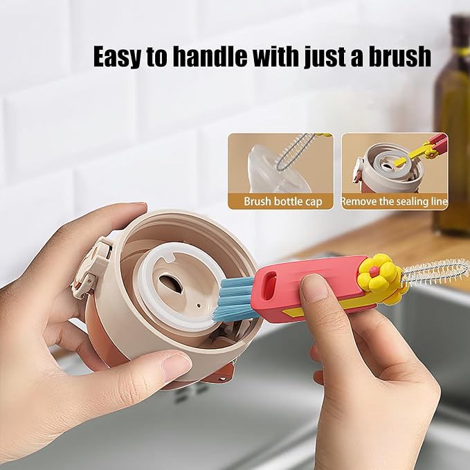3 in 1 Cup Lid Cleaning Brush - Image 4