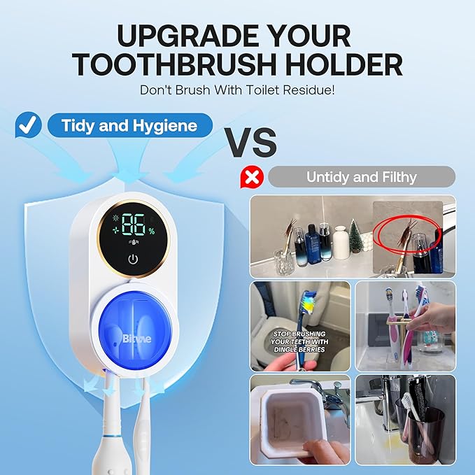 Bitvae Upgraded Tooth Brush Holder - Image 5