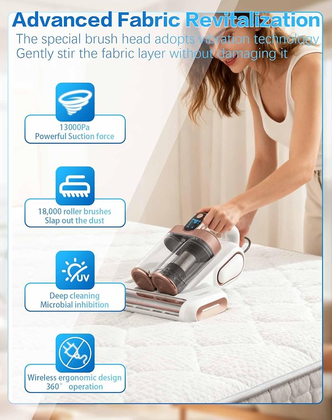 Powerful UV Bed Vacuum Cleaner, Bedroom Guard - Image 3